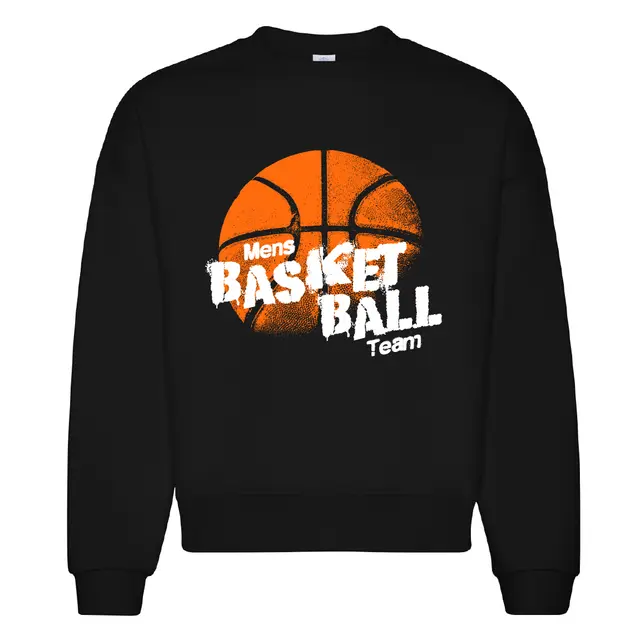 Men's Basketball Team Grunge Text PR Sweater 2