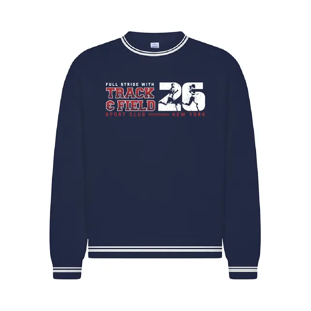 Track & Field Bold Block Text PR Crewneck 2