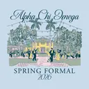 Alpha Chi Omega Elegant Scene Spring Formal Shirt