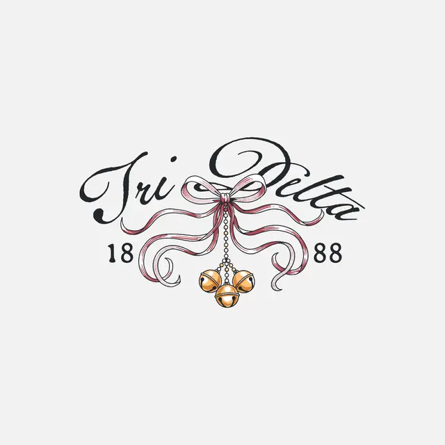 Delta Delta Delta Ribbon Bow Bells PR Shirt