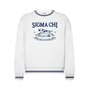 Sigma Chi Dog Graphic Run Wild Game Day Sweater 2