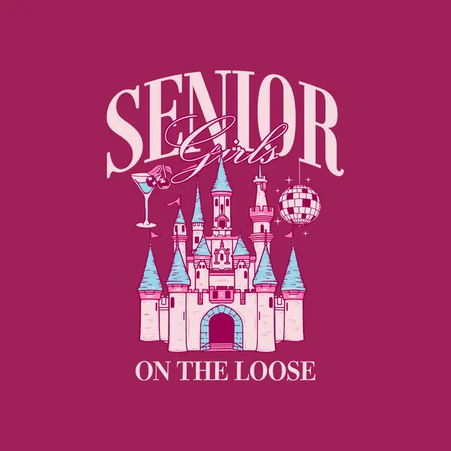 Senior Girls Castle Illustration PR Shirt