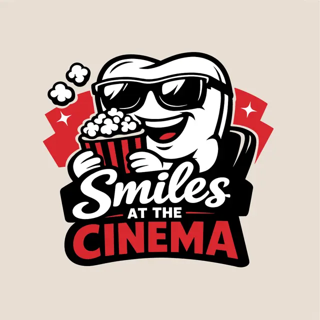 Smiles Cartoon Tooth Popcorn Cinema Shirt