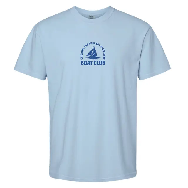 Boat Club Sailboat Illustration PR Shirt 2