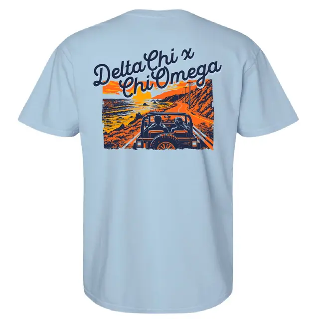 Delta Chi Coastal Sunset Road Trip PR Shirt 2
