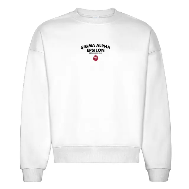 Sigma Alpha Epsilon Bold Lion Crest PR Crewneck 2