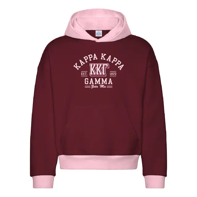 Kappa Kappa Gamma Block Lettering PR Hoodie 2