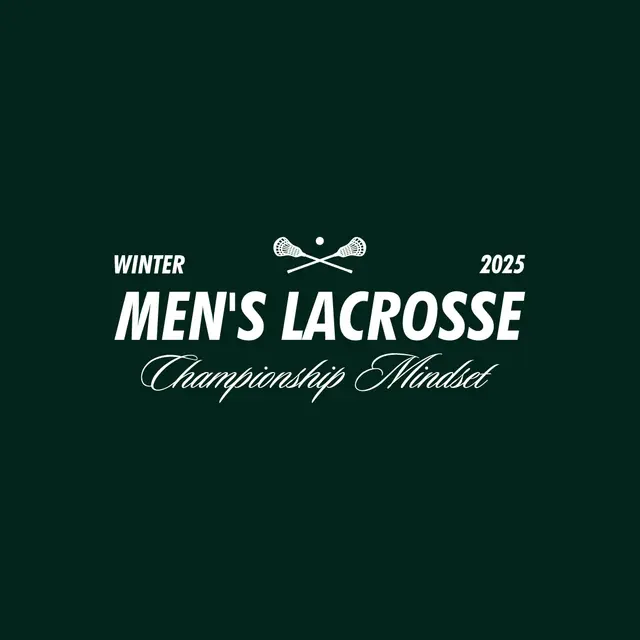 Men's Lacrosse Crossed Sticks Winter PR Crewneck