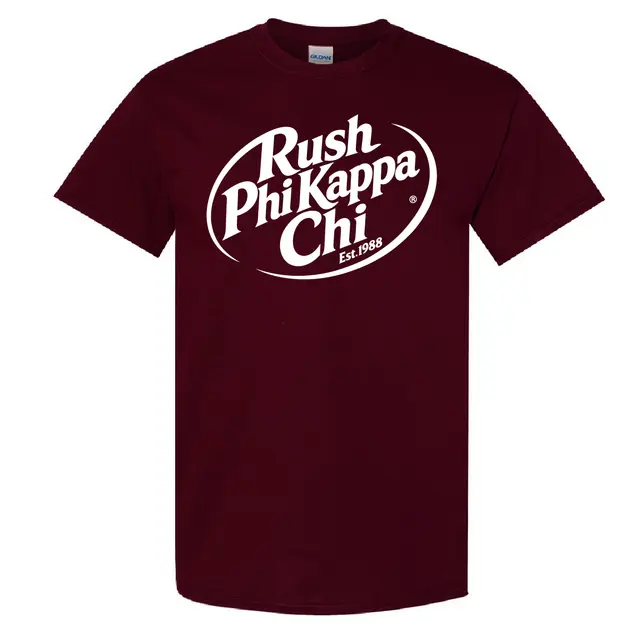 Phi Kappa Chi Iconic Soda Lettering Rush Shirt 2