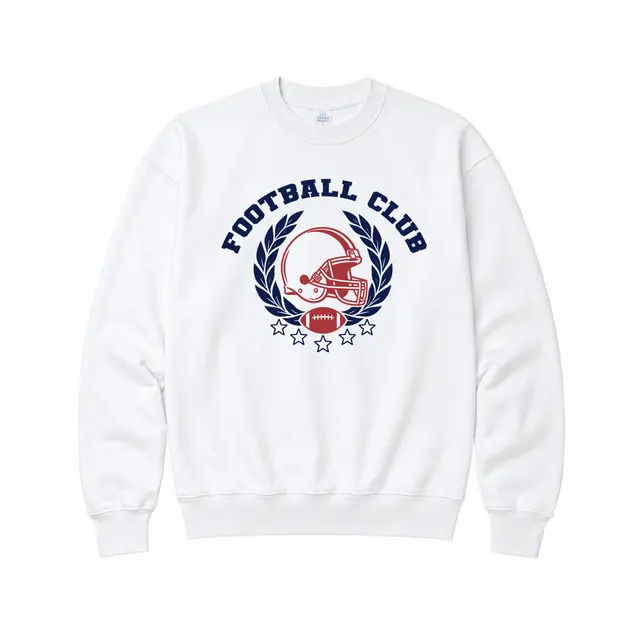 Football Club Bold Helmet Laurel Graphic PR Crewneck 2