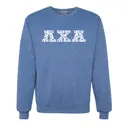 Lambda Chi Alpha Leopard Print Greek Letters PR Crewneck 2