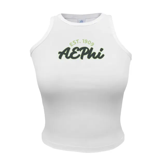 Alpha Epsilon Phi Curved Text PR Tank 2