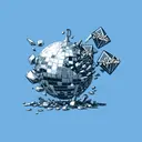 Kappa Alpha Theta Disco Ball Shattered PR Shirt