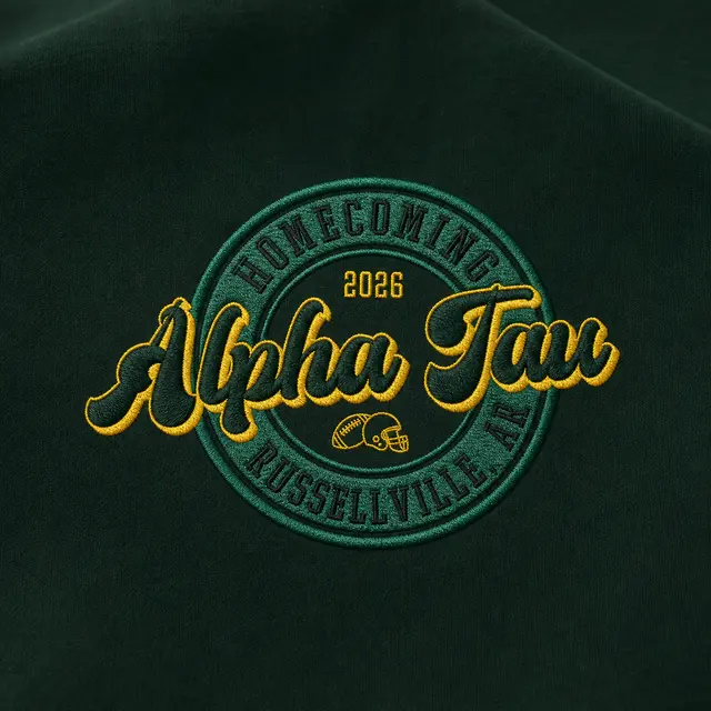 Alpha Sigma Tau Vintage Football Homecoming Crewneck