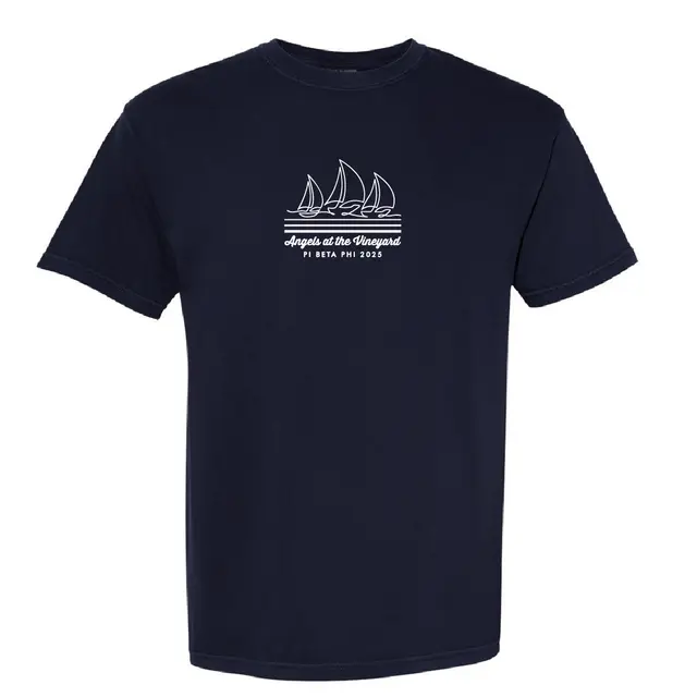 Pi Beta Phi Sailboat Angels Vineyard PR Shirt 2