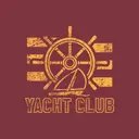 Yacht Club Nautical Wheel Graphic PR Shirt