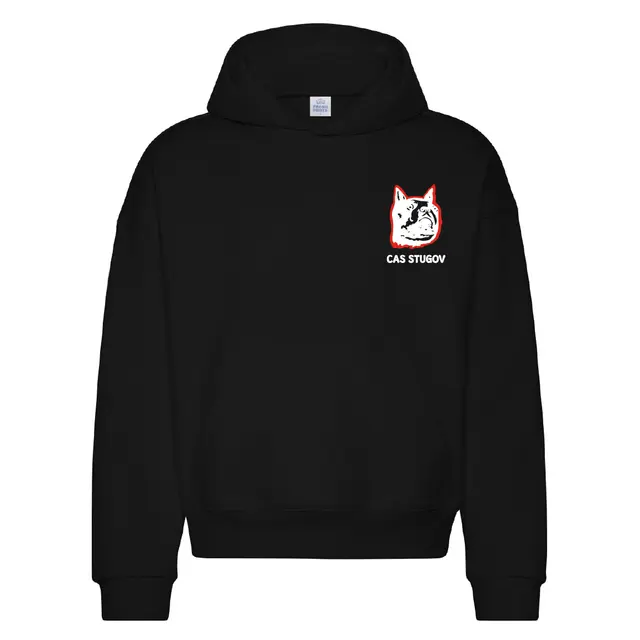 CAS Student Gov Bulldog Illustration PR Hoodie 2