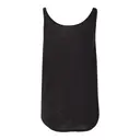 Bella + Canvas Ladies' Flowy Side Slit Tank b8802 Black Back