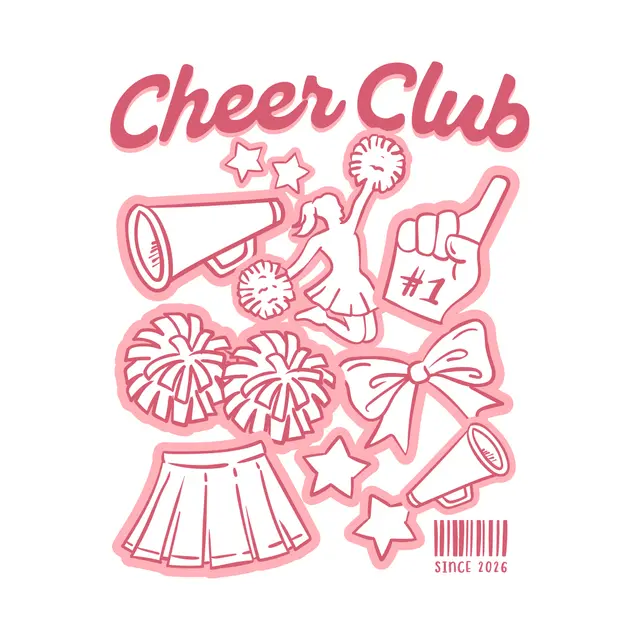 Cheer Club Cheerleading Icons PR Sweater