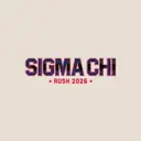 Sigma Chi Bold Plaid Text Rush Shirt