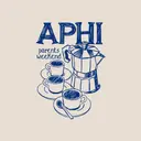 Alpha Phi Coffee Cups Illustration Parents Weekend Shirt