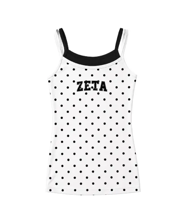 Zeta Block Lettering Star PR Tank