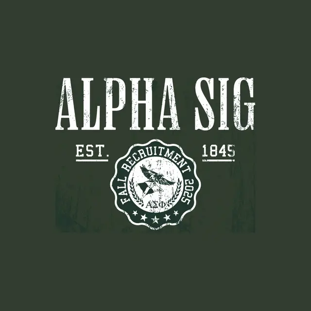 Alpha Sigma Alpha Bold Lettering Rush Hoodie