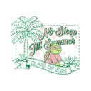 Delta Zeta No Sleep Till Summer Graduation Tank