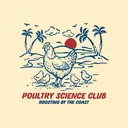 Poultry Science Club Coastal Roosting PR Shirt