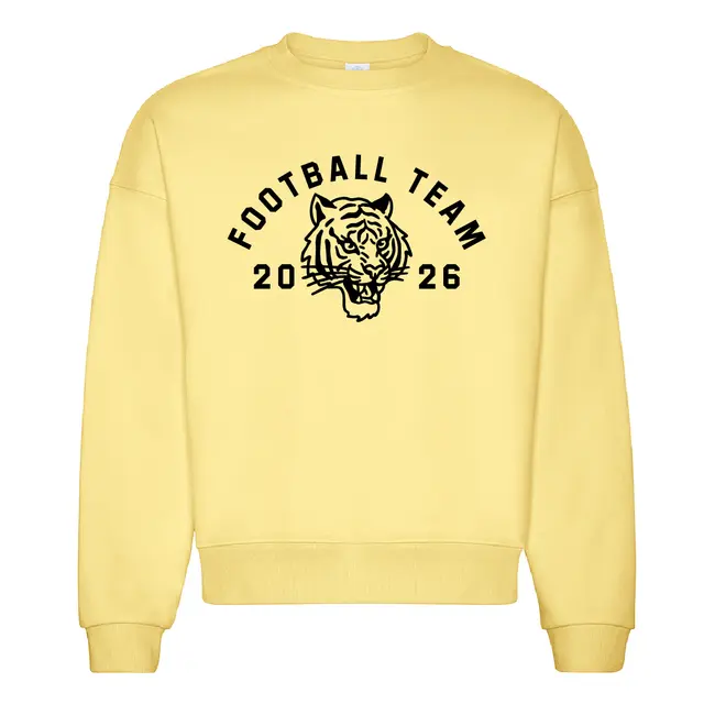 Football Team Tiger Graphic PR Crewneck 2