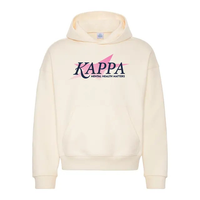Kappa Bold Block Lettering Mental Health Matters Hoodie 2
