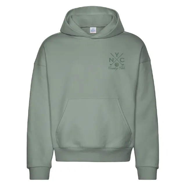 Country Club NYC Golf Crossed Clubs PR Hoodie 2