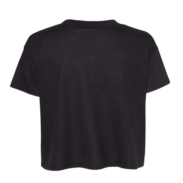 Alternative Women’s Vintage Jersey Headliner Crop Tee 5114 Black Back