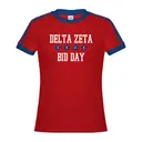 Delta Zeta Star Graphic Bid Day Shirt 2
