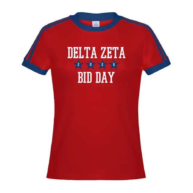 Delta Zeta Star Graphic Bid Day Shirt 2