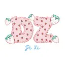 Delta Zeta Strawberry Patch Text PR Hoodie