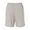Customizable Champion Cotton Jersey 9" Shorts With Pockets 8180 Oxford-Grey Back