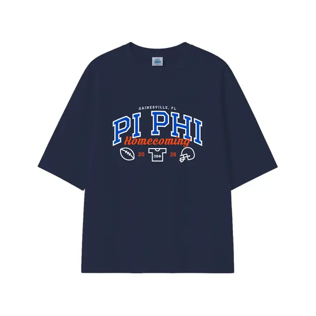 Pi Beta Phi Block Lettering Homecoming Shirt 2
