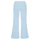 FP101 Katie Fold-over Flared Pants Baby Blue Back