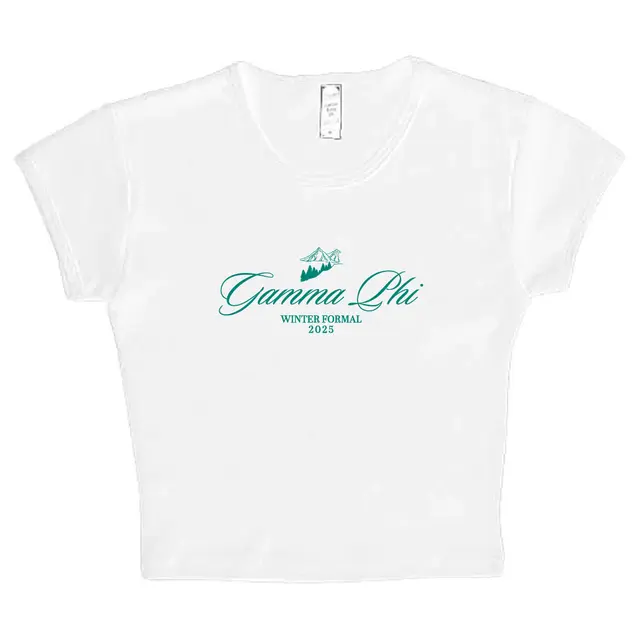 Gamma Phi Beta Elegant Script Winter Formal Shirt 2