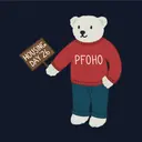 Pfoho Cute Bear Holding Sign PR Shirt
