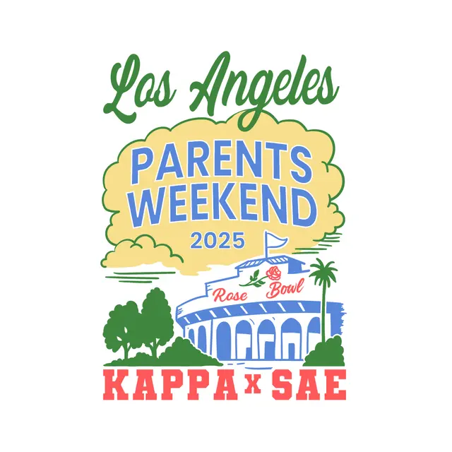 Kappa Kappa Gamma and SAE Rose Bowl Parents Weekend Shirt