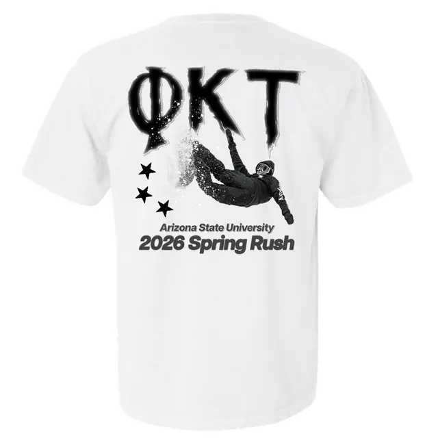 Phi Kappa Tau Snowboarder Graphic Rush Shirt 2