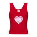 Delta Gamma Heart Checkered DG Rush Tank 2