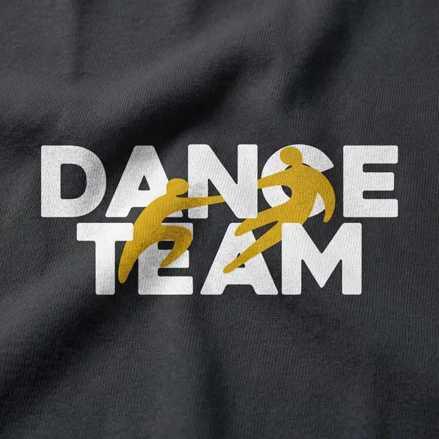 Dance Team Dynamic Movement Illustration PR Hoodie