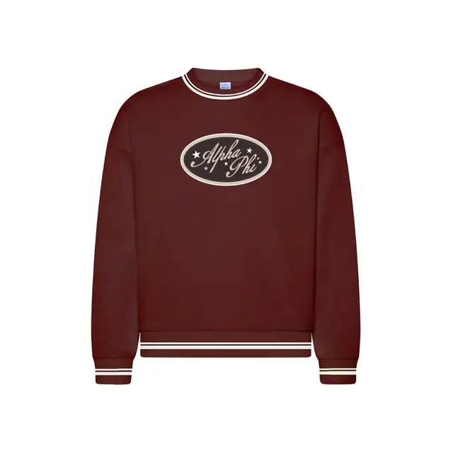 Alpha Phi Hand Drawn Lettering PR Sweater 2