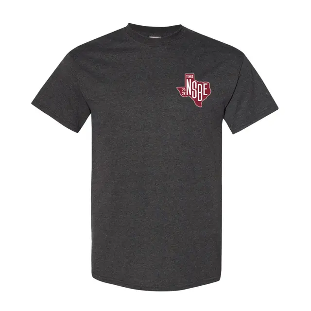 National Society of Black Engineers Texas Outline Graphic PR Shirt 2