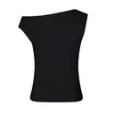 Off Shoulder Tank Black Back