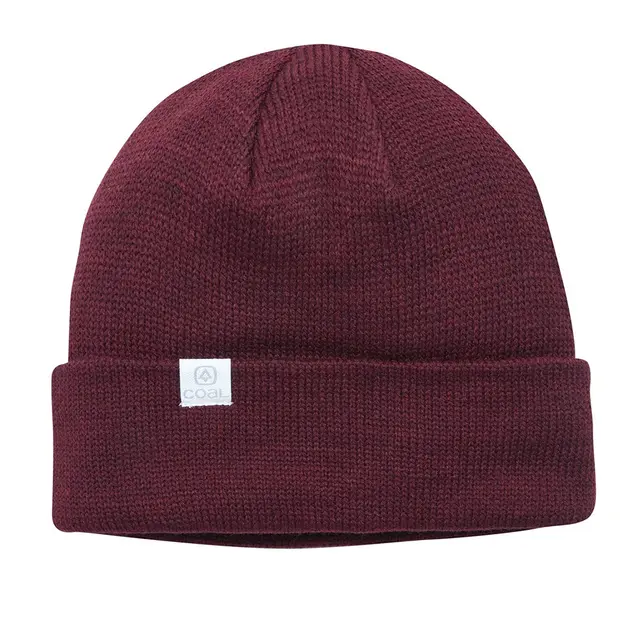 Coal Headwear The FLT Recycled Polylana Knit Beanie 2202570-chr-osfm Burgundy Front