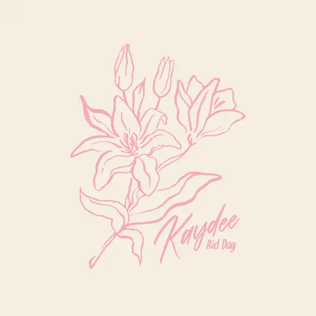 Kappa Delta Pink Floral Graphic Bid Day Hoodie